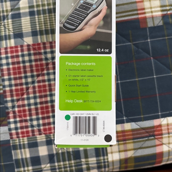 Dymo LabelManager 160 Handheld Label Maker - Black - Picture 4 of 7